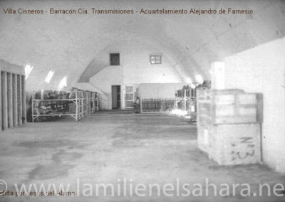 016.- Villa Cisneros, Cuartel A. de Farnesio, Barracón Transmisiones.