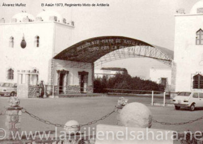 014.- El Aaiún, Regimiento Mixto de Artillería.