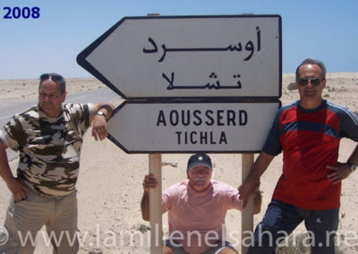001.- Iñaki Balzola, Javier y Muñoz. Viaje al Sáhara, 2008