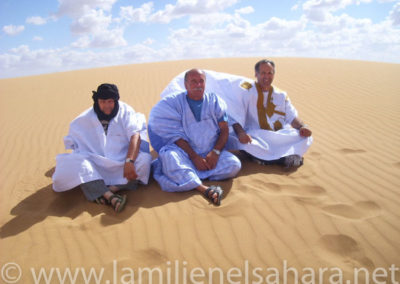 033.- Iñaki Balzola, Javier y Muñoz. Viaje al Sáhara, 2008