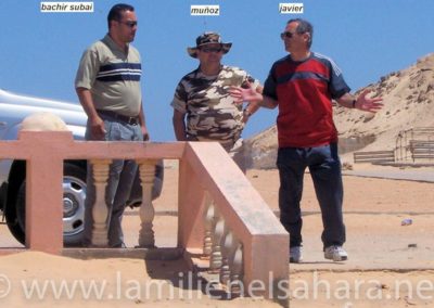 044.- Iñaki Balzola, Javier y Muñoz. Viaje al Sáhara, 2008