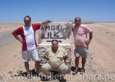063.- Iñaki Balzola, Javier y Muñoz. Viaje al Sáhara, 2008