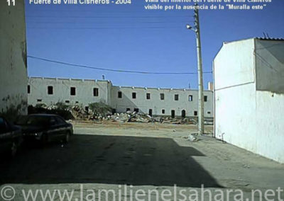016.- Demolición del Fuerte de Villa Cisneros, Dic. 2004.