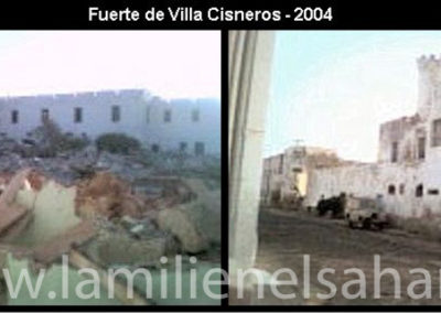018.- El Fuerte de Villa Cisneros. En la actualidad