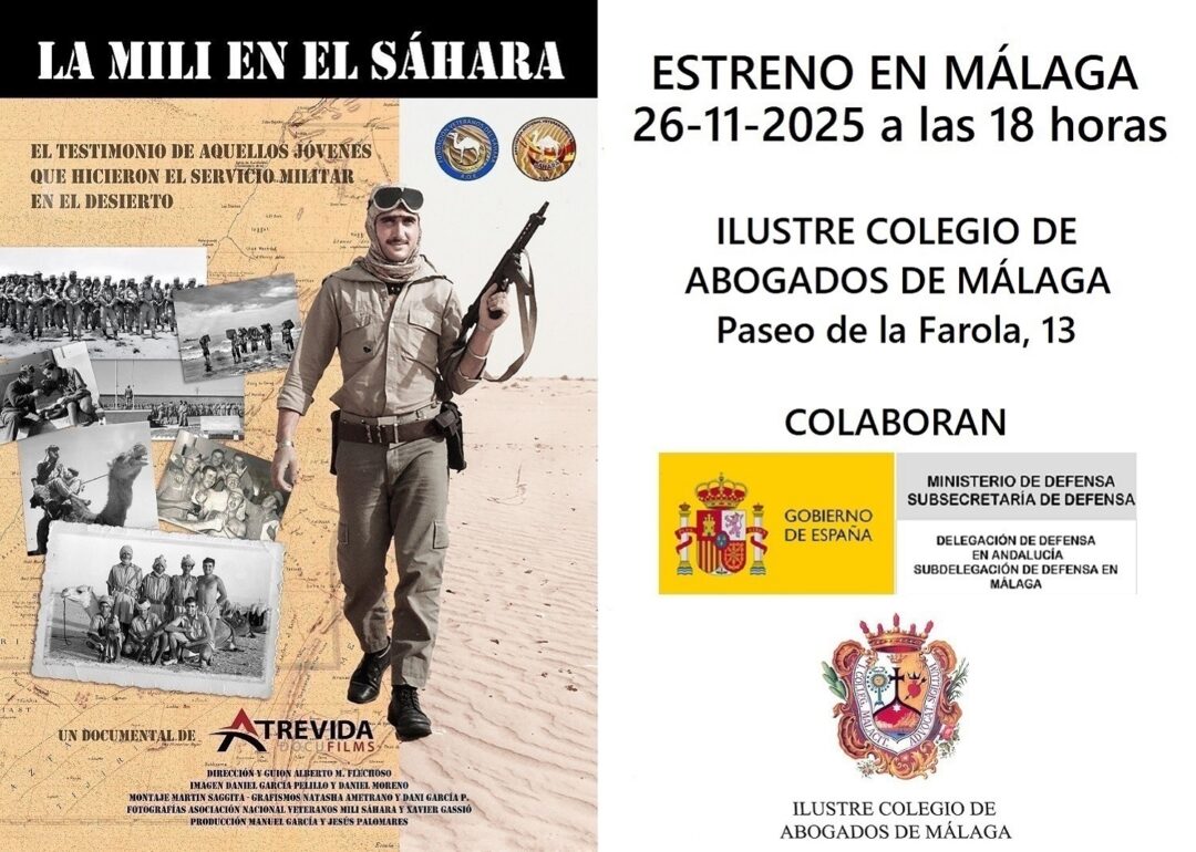 Presentación documental «La Mili en el Sahara» en Málaga